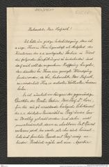 Nachlass Franz Steindachner, Brief von Adolf Steuer an Franz Steindachner (21.04.1907), Inv.Nr. 515.01, Seite 1